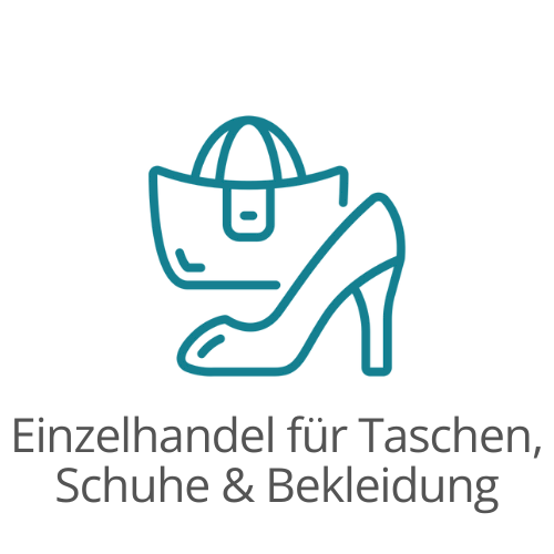 Einzelhandel für Taschen, Schuhe & Bekleidung